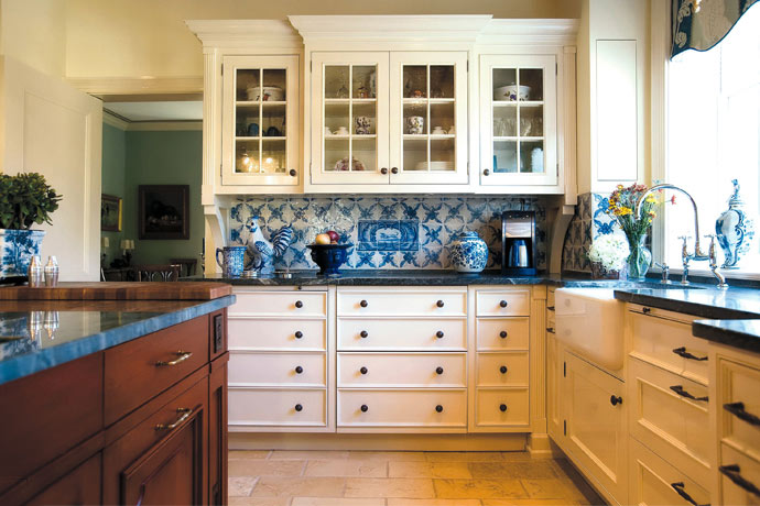 Designer Kitchen and Custom Cabinetry by Joan Picone, Designer. The project site is in Short Hills, NJ.